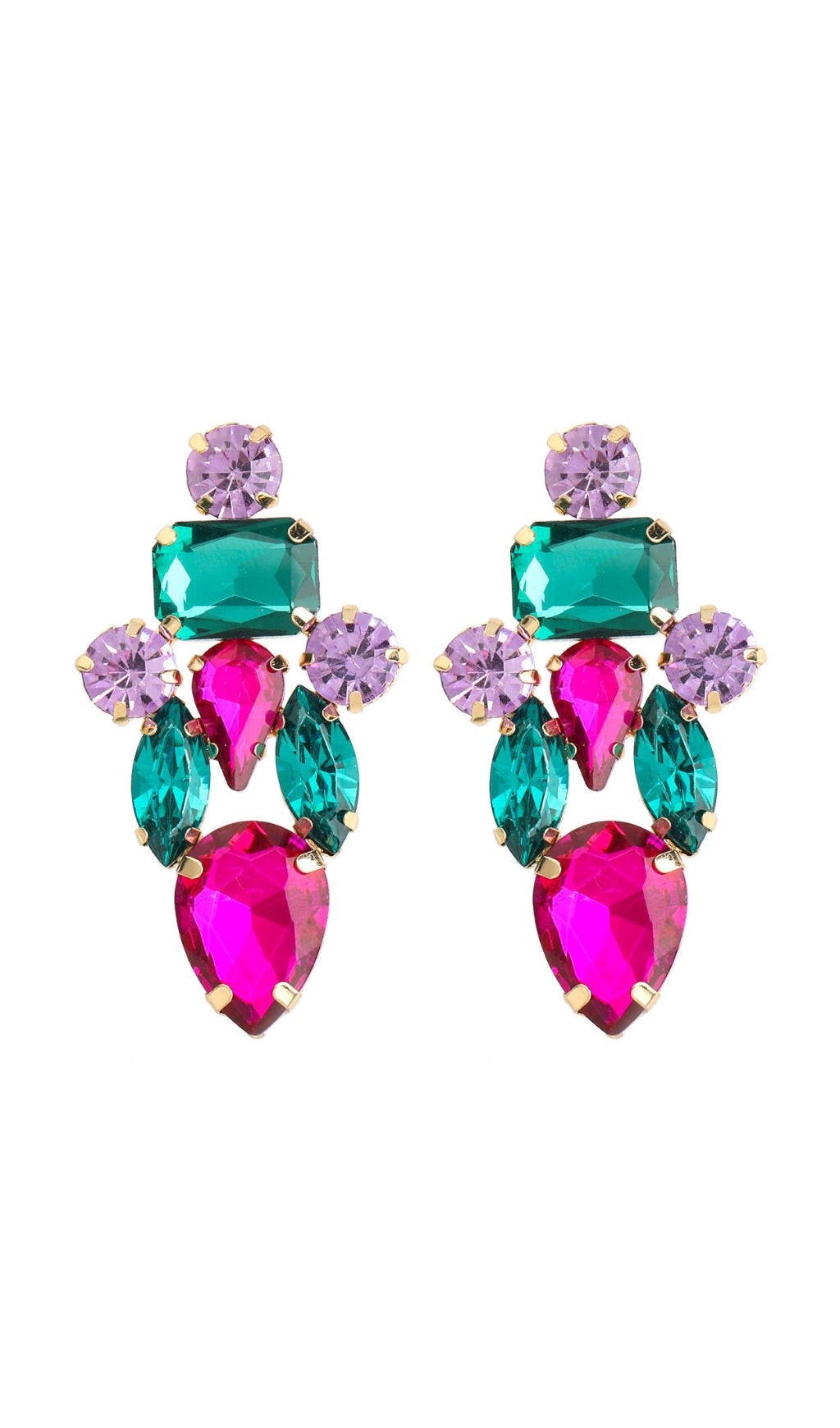 DROP CRYSTAL EARRINGS