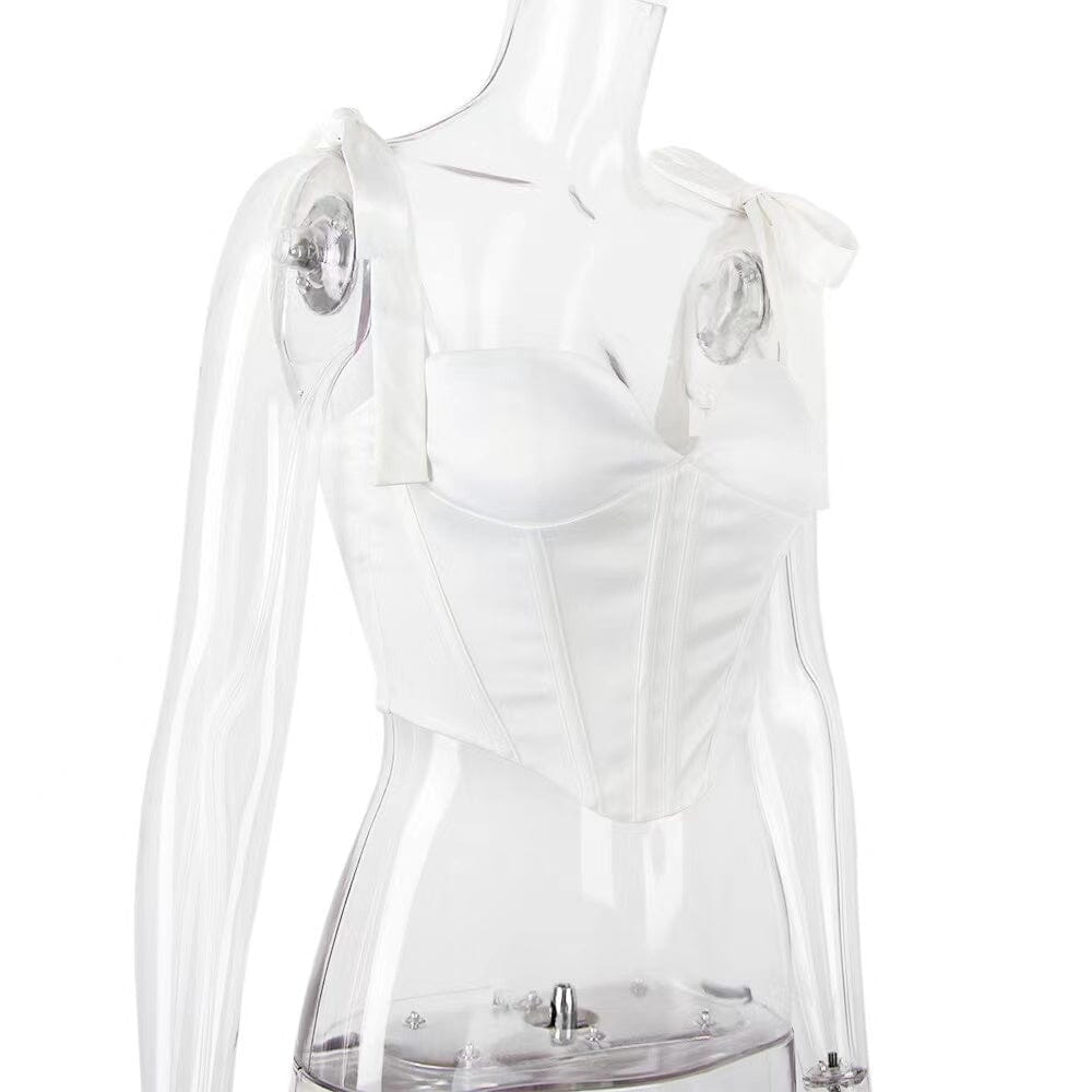 FISHBONE TOPS IN WHITE Clothing styleofcb 